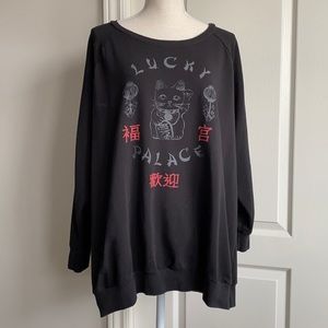 Torrid - Lucky Palace, Lucky Cat Sweatshirt
